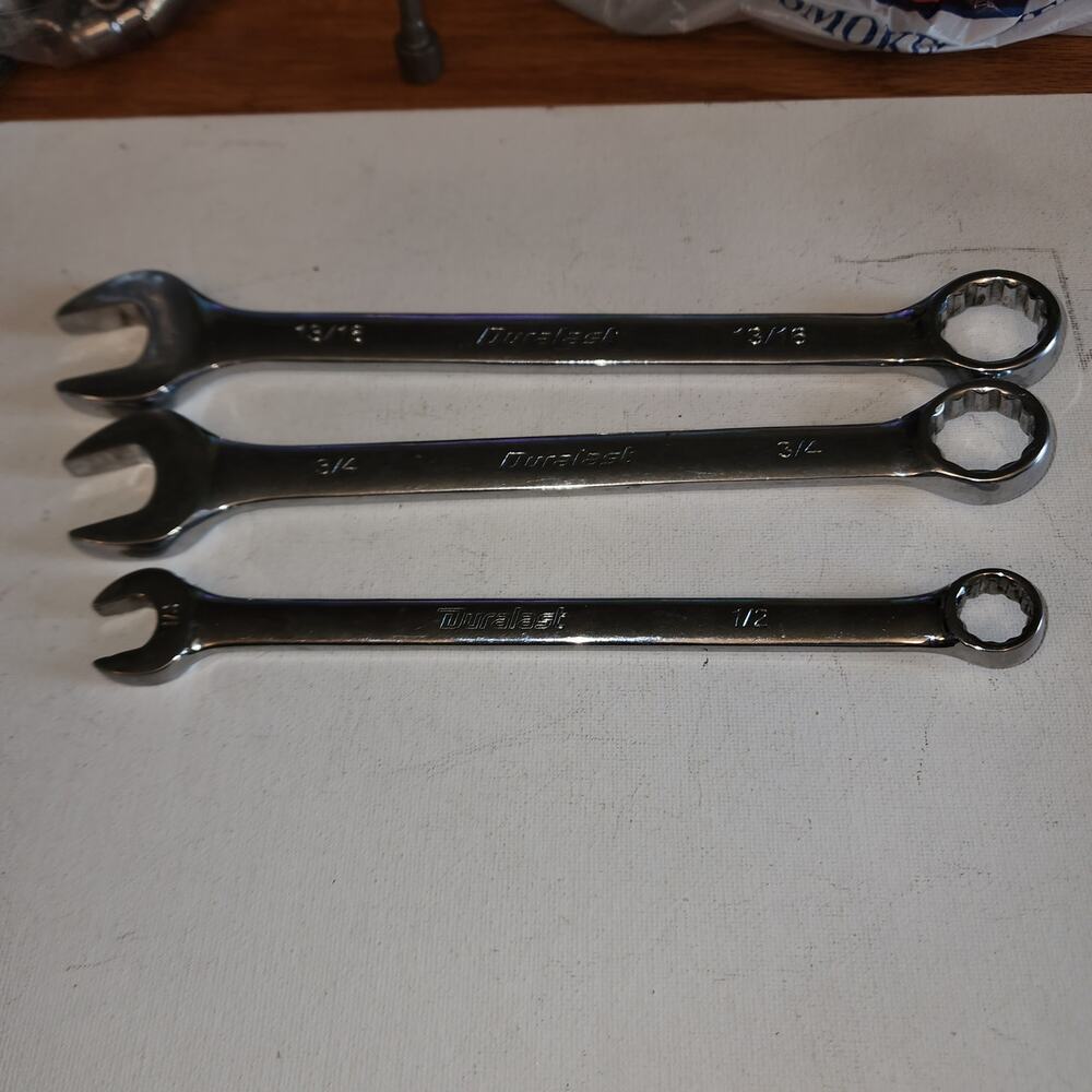 DURALAST SAE STANDARD 3 PIECE WRENCH SET